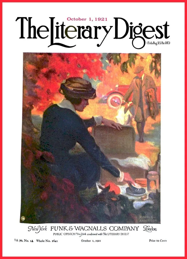 Vintage cover of The Literary Digest