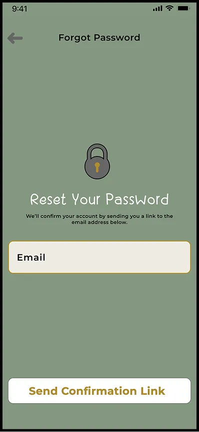 Forgot password: reset your password